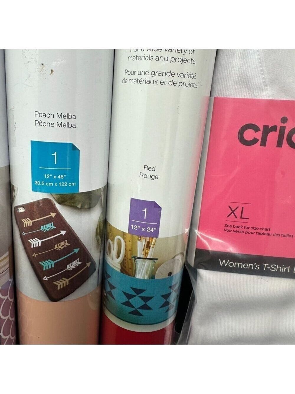 Cricut Sampler Craft Lot Vinyl Accessories HTV Cards Bundle Gift Starter Set New - Picture 5 of 11